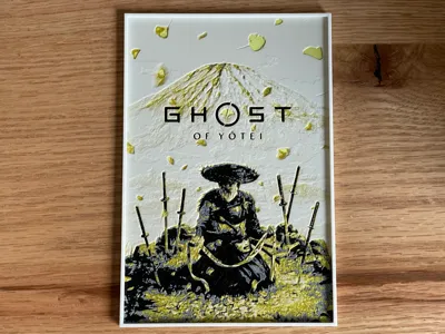 Ghost Of Yotei - Hueforge Video Game Poster