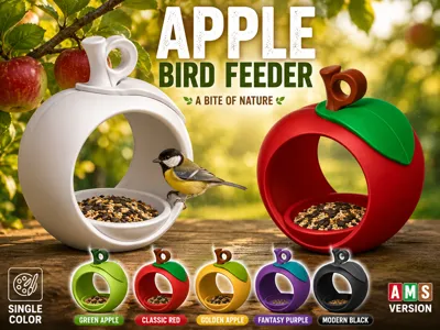 Apple Bird Feeder