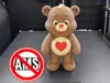 Brown Heart Growler Bear - Object