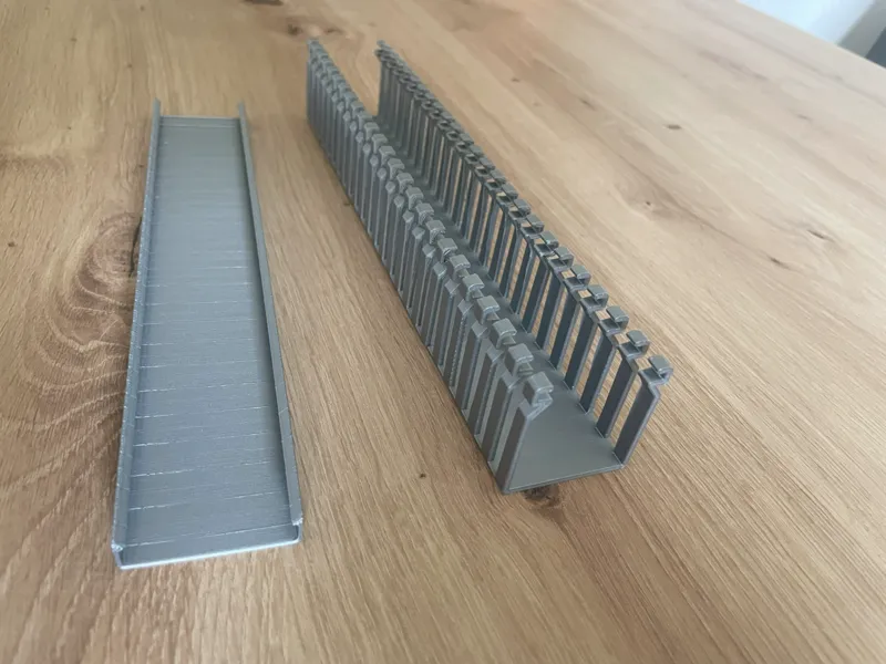 Kabel und Leitung Rangierkanal