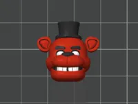Freddy Fazbear brick head