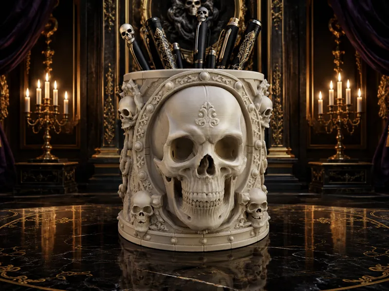 Six Skulls - Desk-Organizer