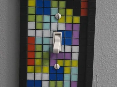 Tetris Switch Plate Cover