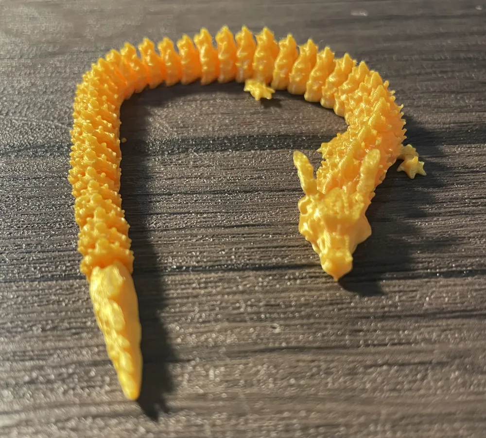 Miniature Articulated Dragon - Free 3D Print Model - MakerWorld