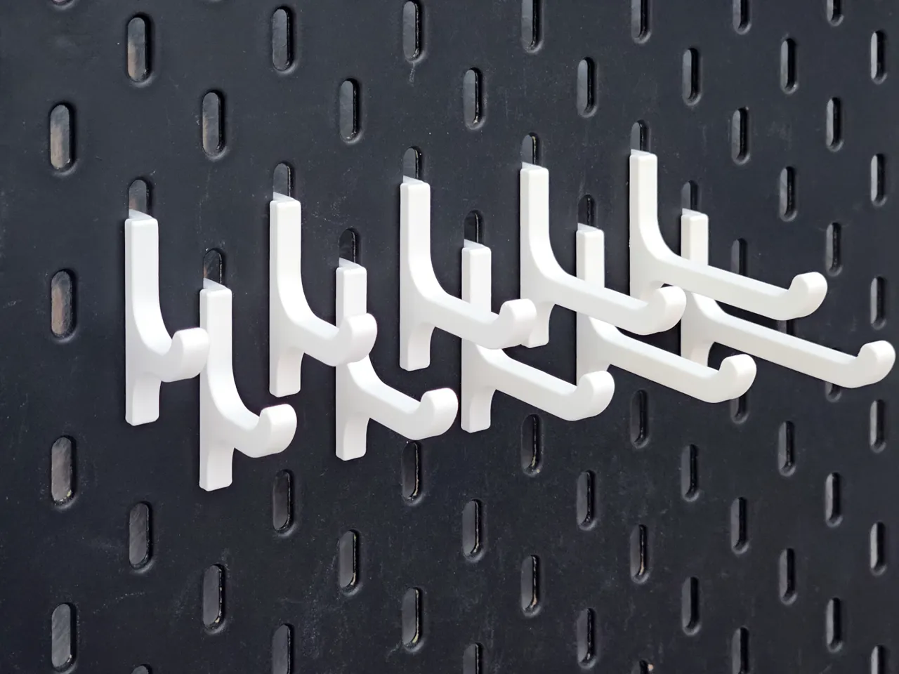 Hooks for IKEA Skadis view 3