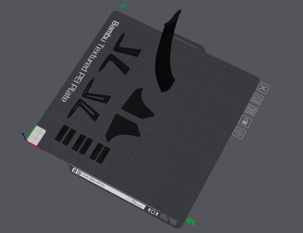 Ala "Swan" para RC Drift - Alta (Ajustable) por Kroma RC MakerWorld ...