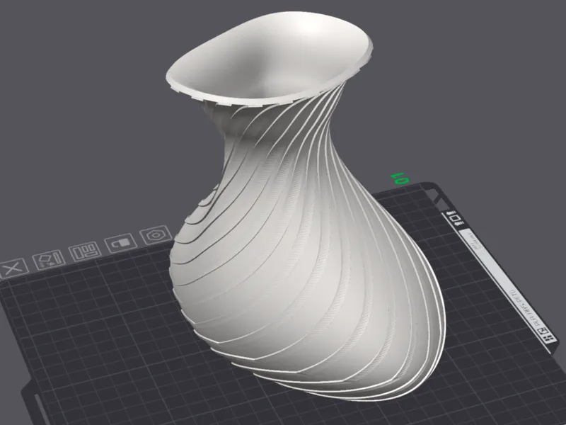 organic shape vase
