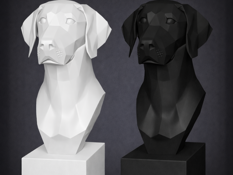 Geometric Bust - German Shorthair Pointer