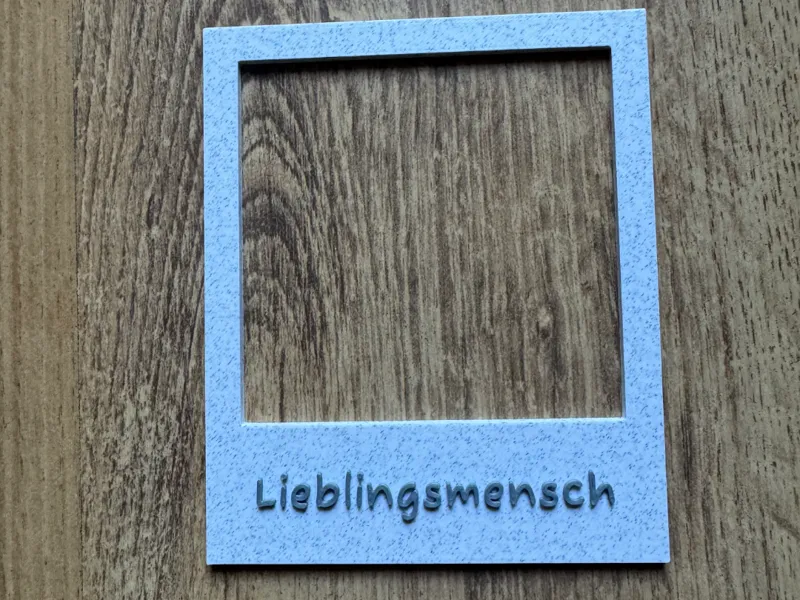 Polaroid-Fotorahmen "Lieblingsmensch"