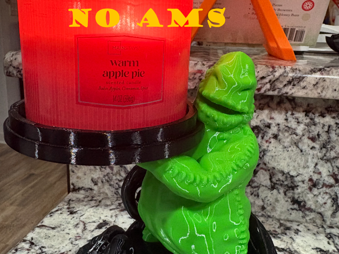 Oogie Candle holder NO AMS 3D model
