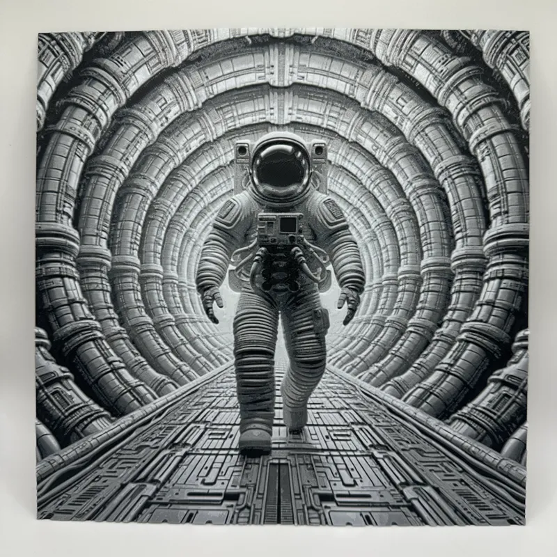 HueForge - Wall Art - "Space Bound"