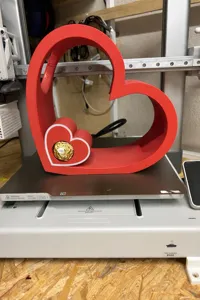 0.2mm layer, 2 walls, 15% infill Herz ohne Text