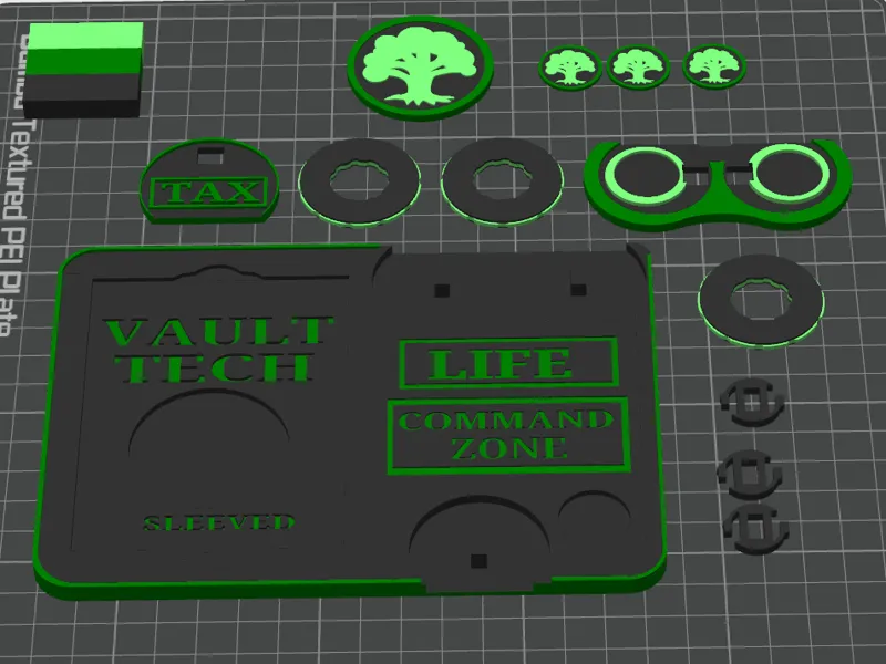 command zone plate forest theme