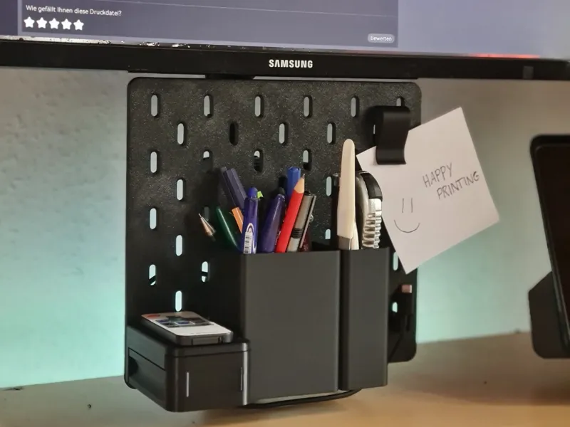 Skadis holder for Monitorholder