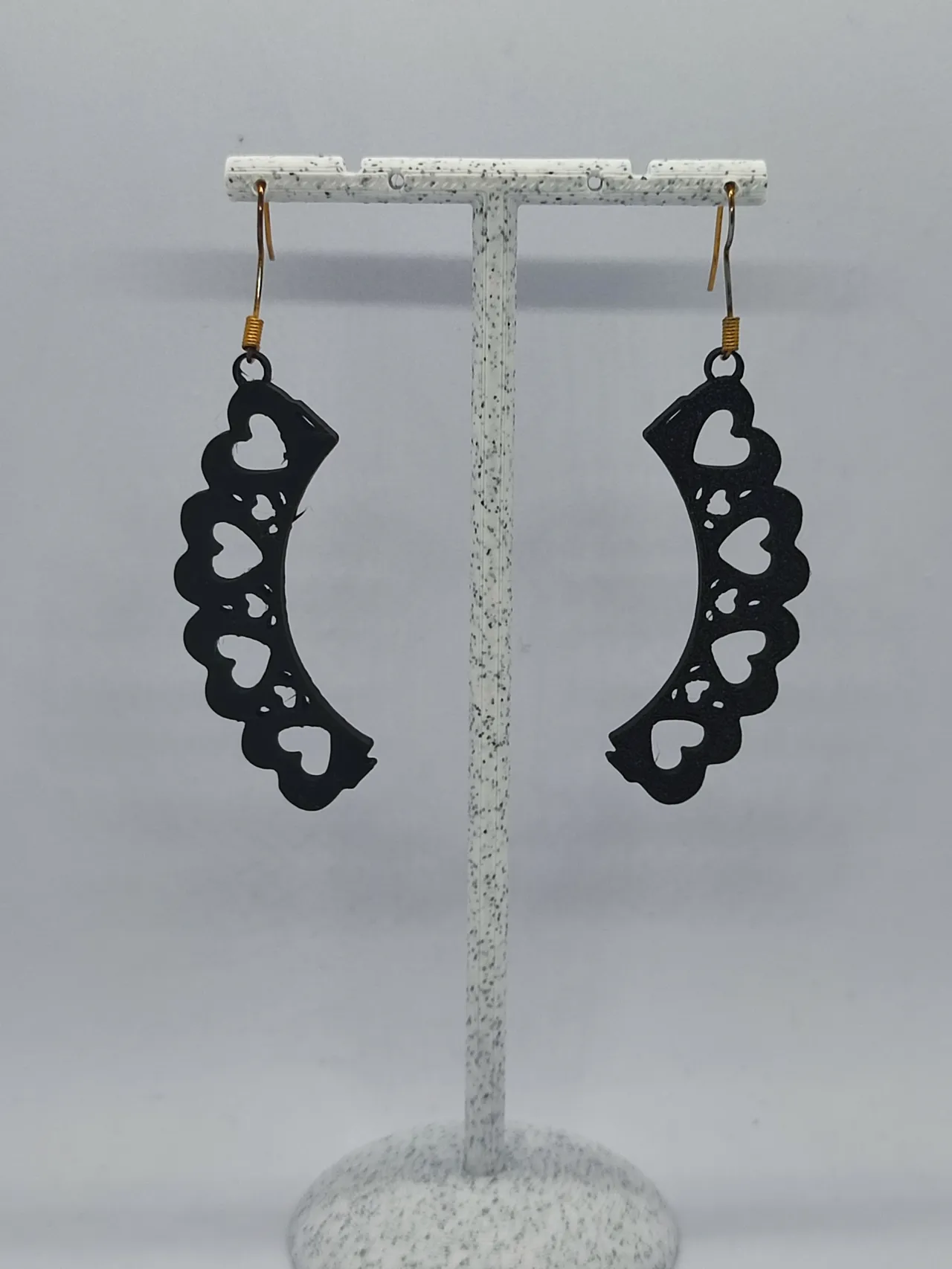 Aretes Media Luna de Encaje view 3