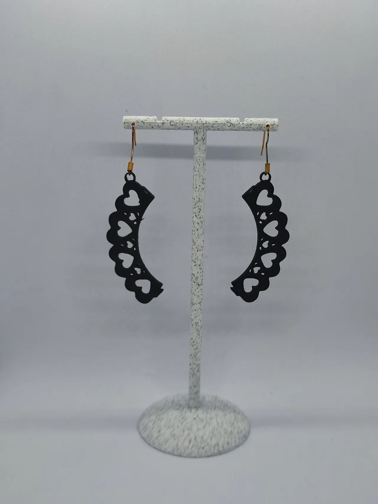Aretes Media Luna de Encaje view 2
