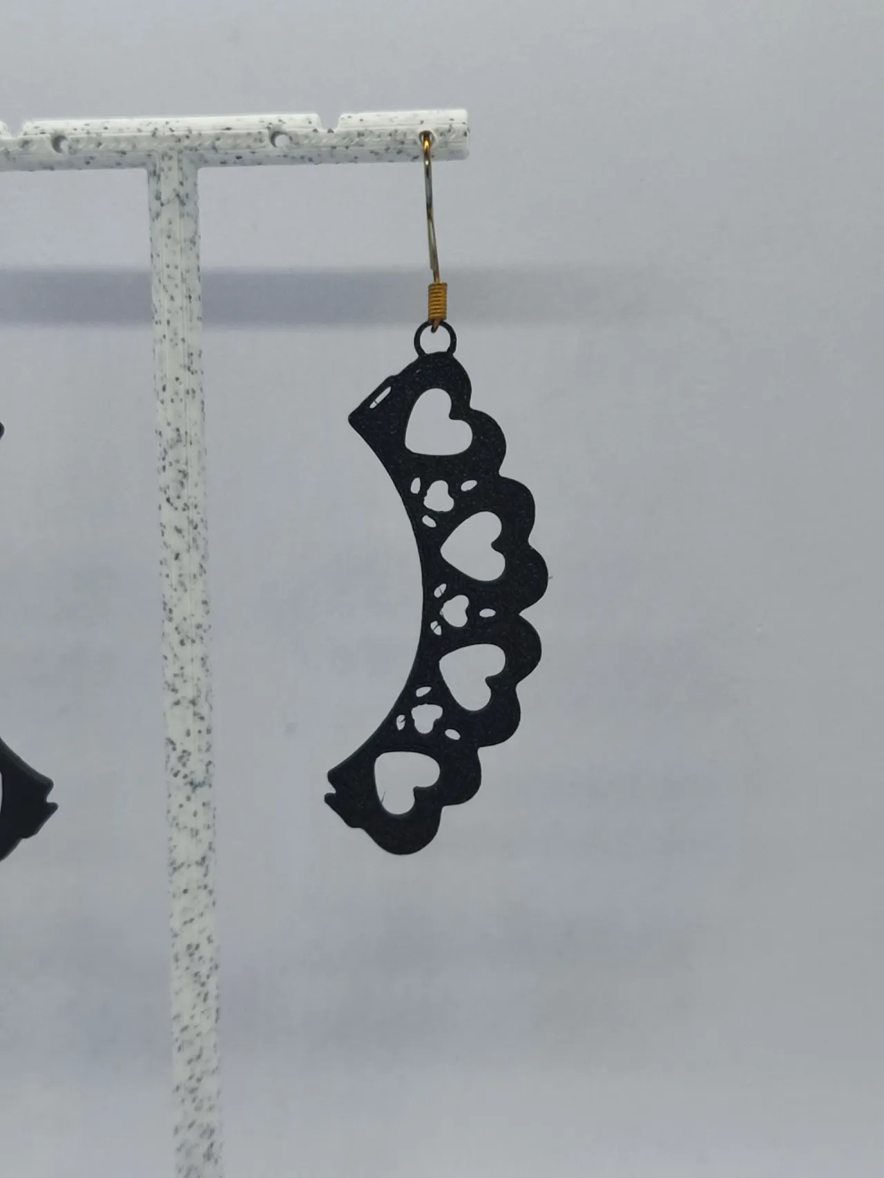 Aretes Media Luna de Encaje view 4