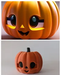 Citrouille d'Halloween façon Kirby — photo 3
