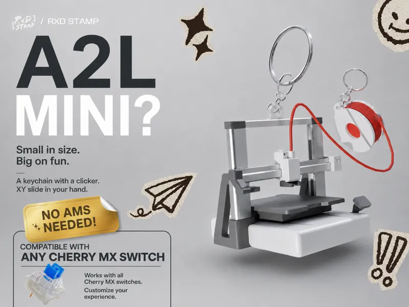 A2L "MINI?"  Fidget clicker keychain