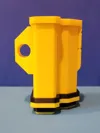 Air 65 Hinged Case and Bottom Vertical Mount BEE DUAL COLOR.