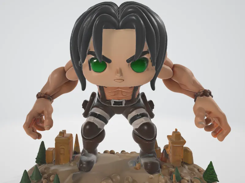 Gigante Funko PoP (stile AOT)