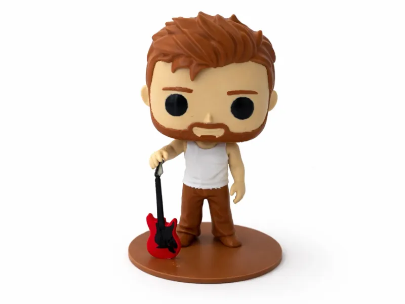 Funko Pop de guitarrista/músico/cantante