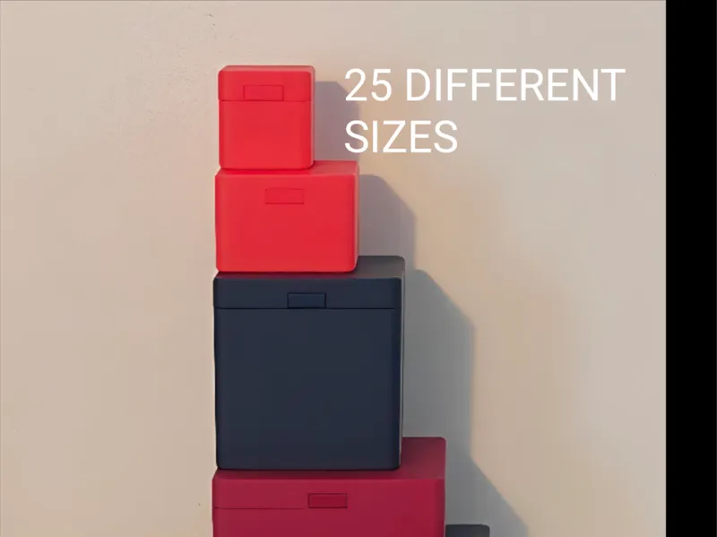 Modular Hinged Lid Box