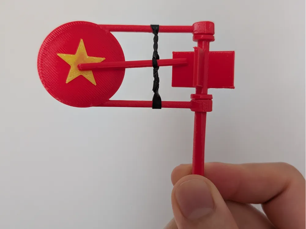 Objeto manipulable: Spinner Drum Fidget - Vietnamese Mid-Autumn Toy. Referencia del modelo original.