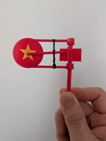 Objeto manipulable: Spinner Drum Fidget - Vietnamese Mid-Autumn Toy — vista de referencia 2