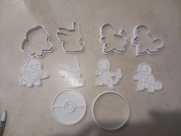 Emporte-pièces et tampons Pokémon