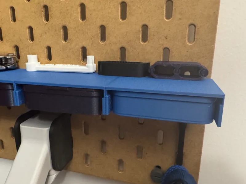 Skadis Mount for Small parts stacking containers