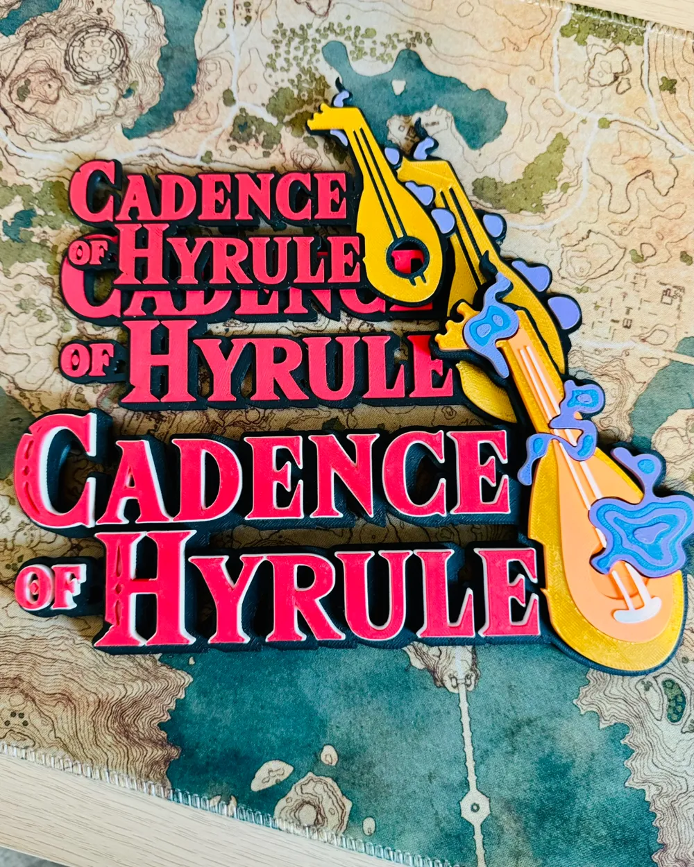 Zelda Cadence of Hyrule Logo Display Stand by Hylijan MakerWorld