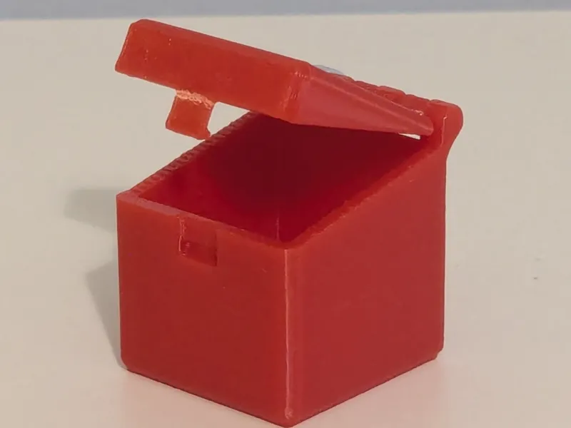 Sleek & Practical Hinged Storage Box