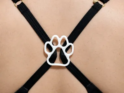 Dog Paw Bra Strap Clip