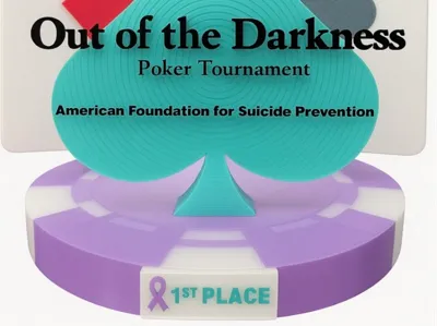 POKER CARD TROPHY