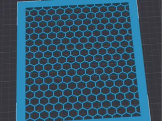 4U / 5U hexpattern extention panel