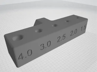 HSW - Simple Allen Key Hex Holder