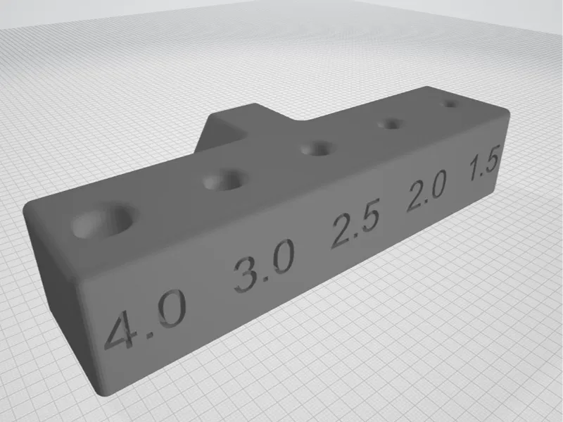 HSW - Simple Allen Key Hex Holder