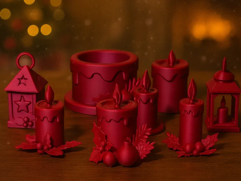 Christmas mini candles