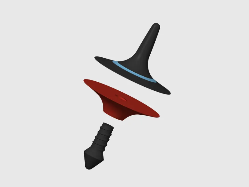 Inception Totem Spinning Top | 盗梦空间同款陀螺 | 丝滑拼装版