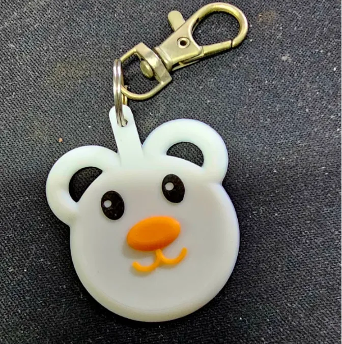 Teddy bear key chain