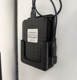External HDD Holder - Screw Mounted