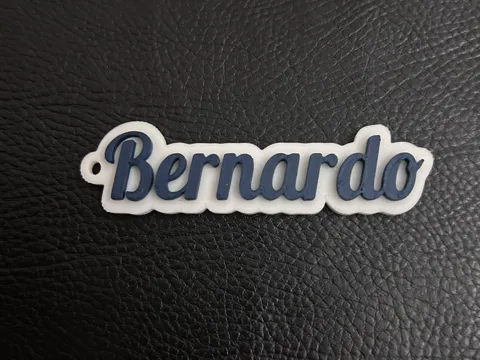 Bernardo name keychain
