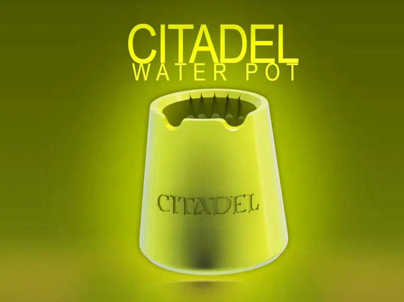 BRUSHES WATER CLEANER AND HOLDER CITADEL