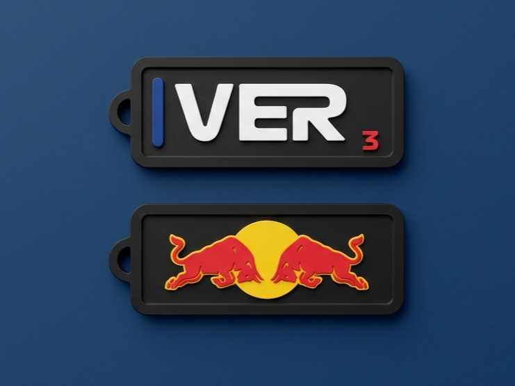 Max Verstappen - 3 - Keychain - Driver Tag