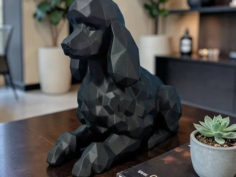 Poodle | Modern Geometric Art