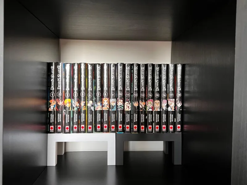 V2 support/étagère livre/manga v2 pour kallax