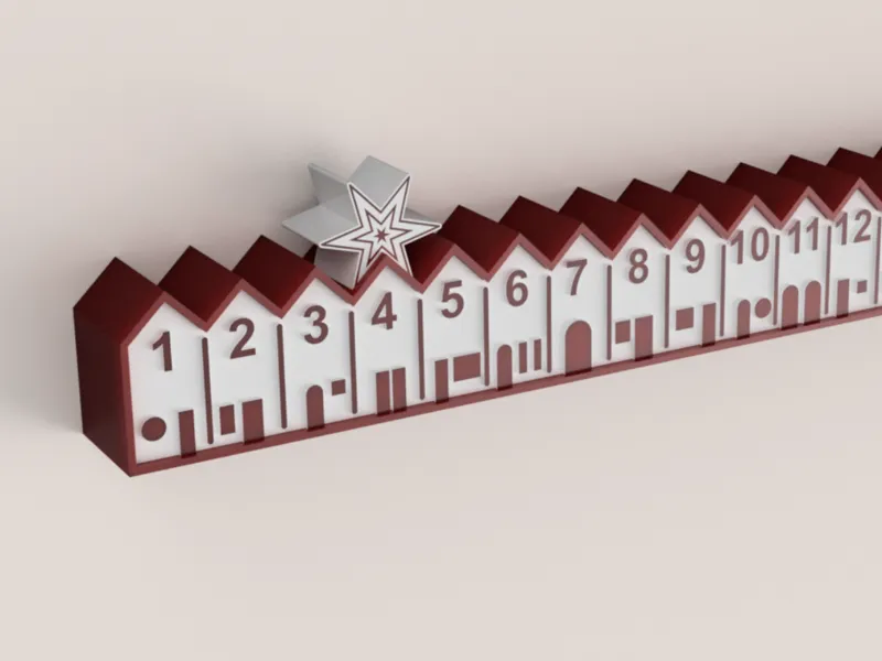 Christmas calendar Danish Design