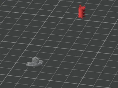 smallest benchy pass through fidget