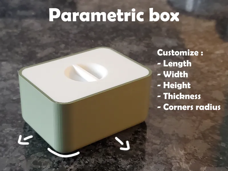 Rounded box (Parametric)